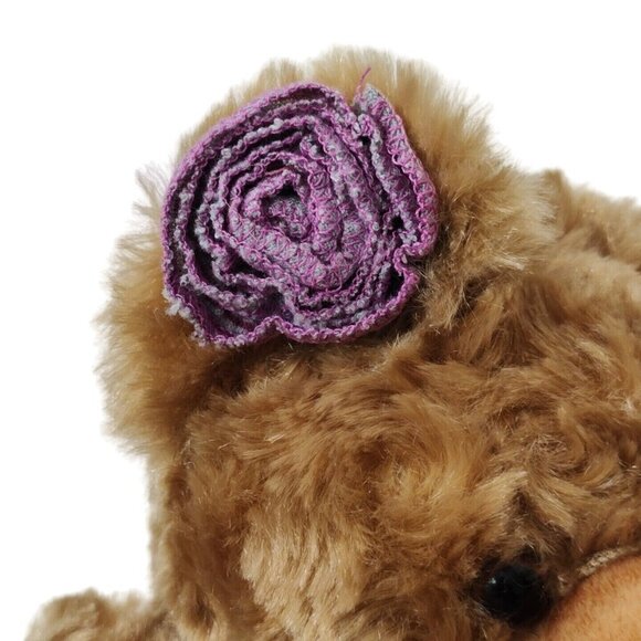 Unbranded Brown Teddy Bear Removable Dress Stuffed Animal Plush Soft Toy 9 in - Picture 6 of 6